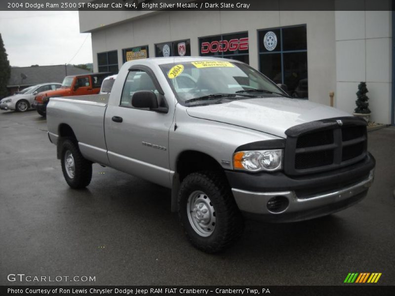 Bright Silver Metallic / Dark Slate Gray 2004 Dodge Ram 2500 ST Regular Cab 4x4