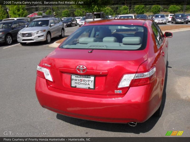 Barcelona Red Metallic / Ash 2008 Toyota Camry Hybrid