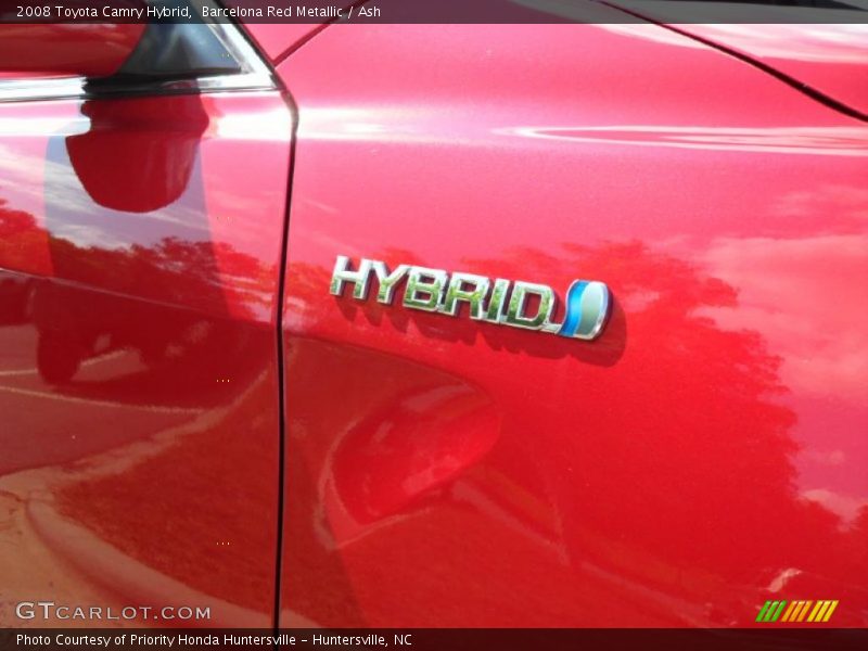 Barcelona Red Metallic / Ash 2008 Toyota Camry Hybrid