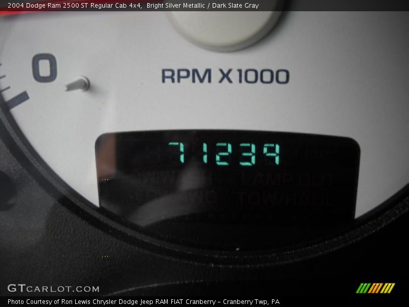 Bright Silver Metallic / Dark Slate Gray 2004 Dodge Ram 2500 ST Regular Cab 4x4