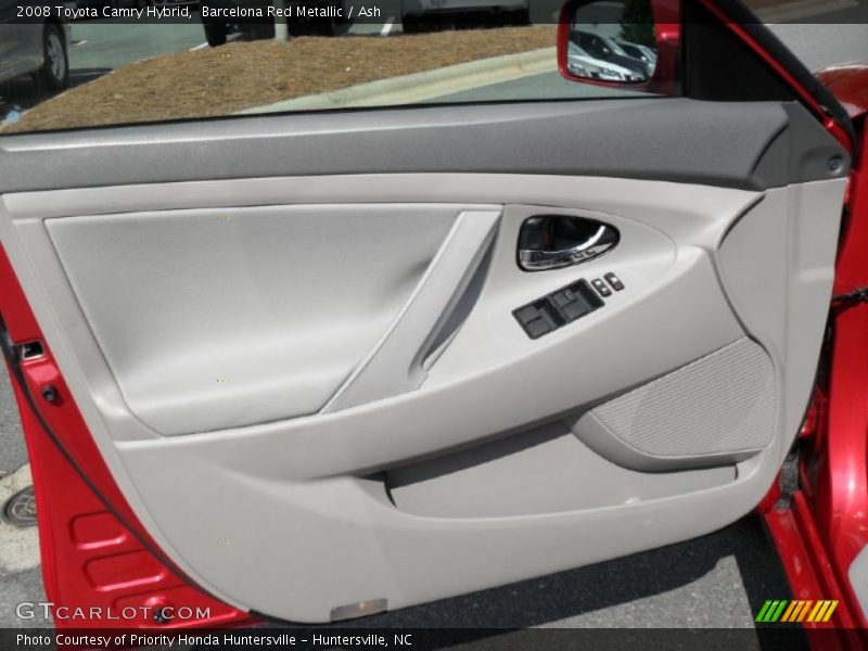 Barcelona Red Metallic / Ash 2008 Toyota Camry Hybrid