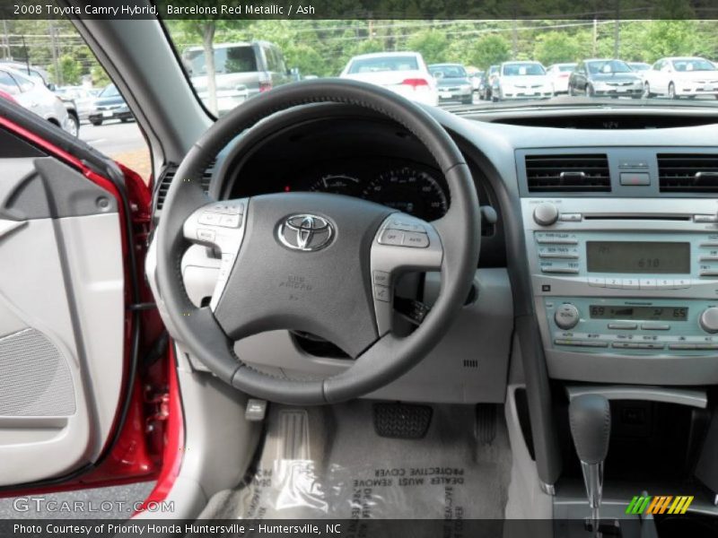 Barcelona Red Metallic / Ash 2008 Toyota Camry Hybrid