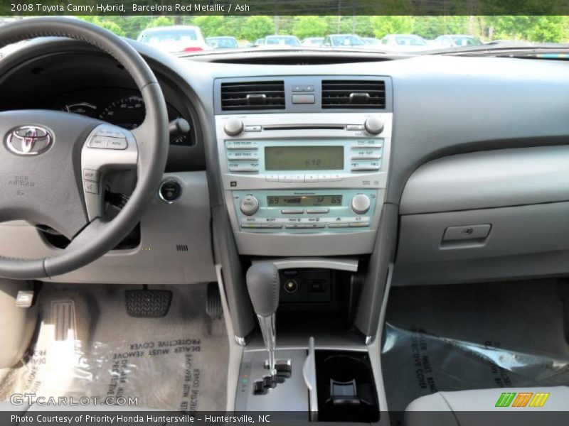 Barcelona Red Metallic / Ash 2008 Toyota Camry Hybrid