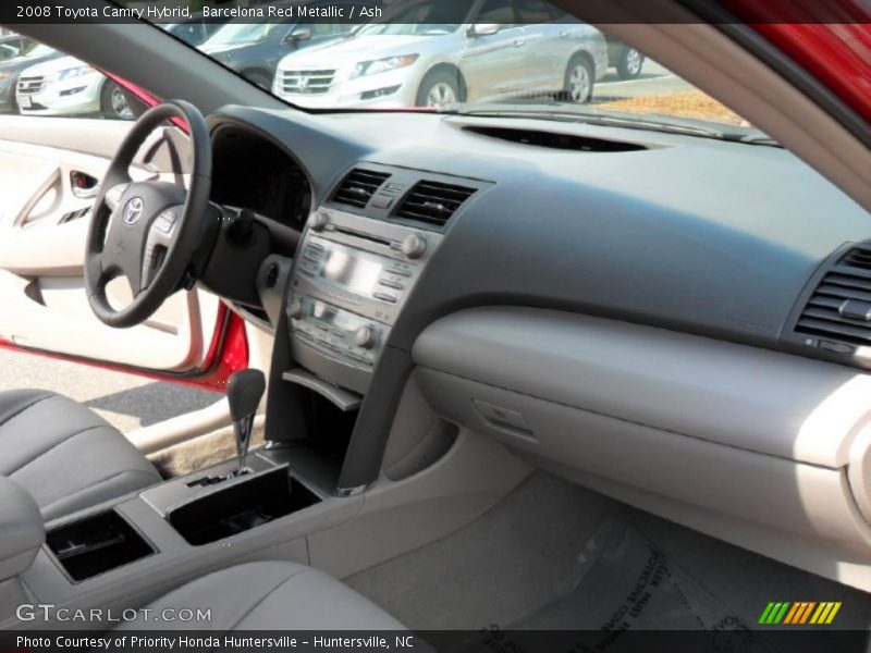 Barcelona Red Metallic / Ash 2008 Toyota Camry Hybrid