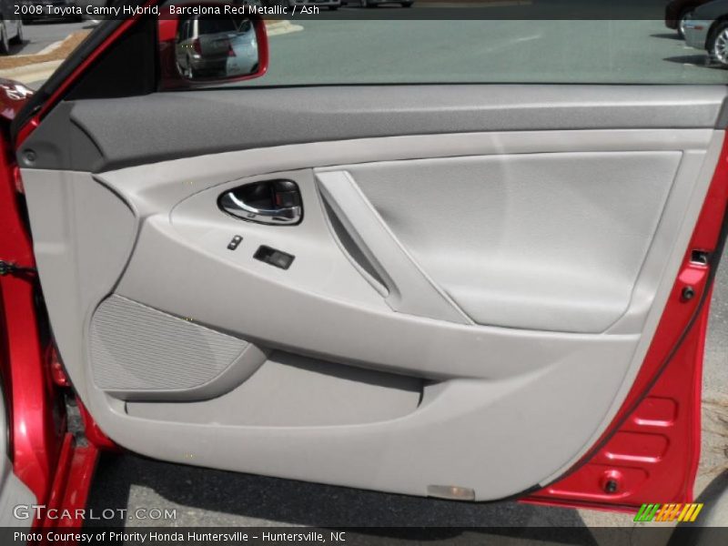 Barcelona Red Metallic / Ash 2008 Toyota Camry Hybrid