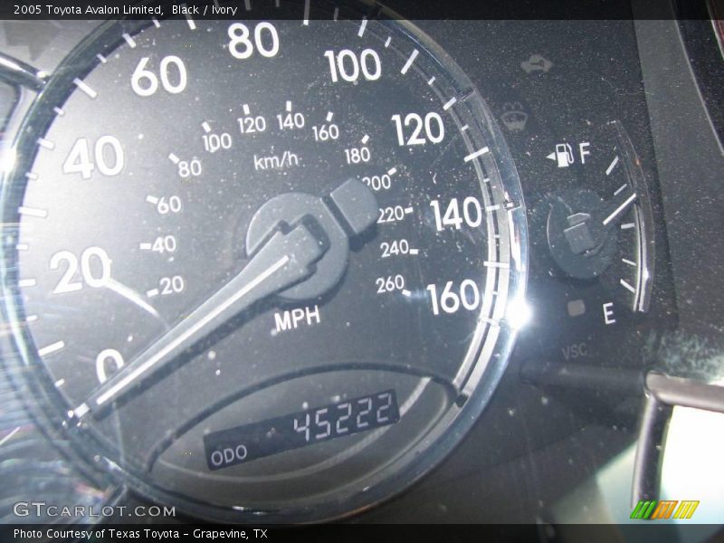 Black / Ivory 2005 Toyota Avalon Limited