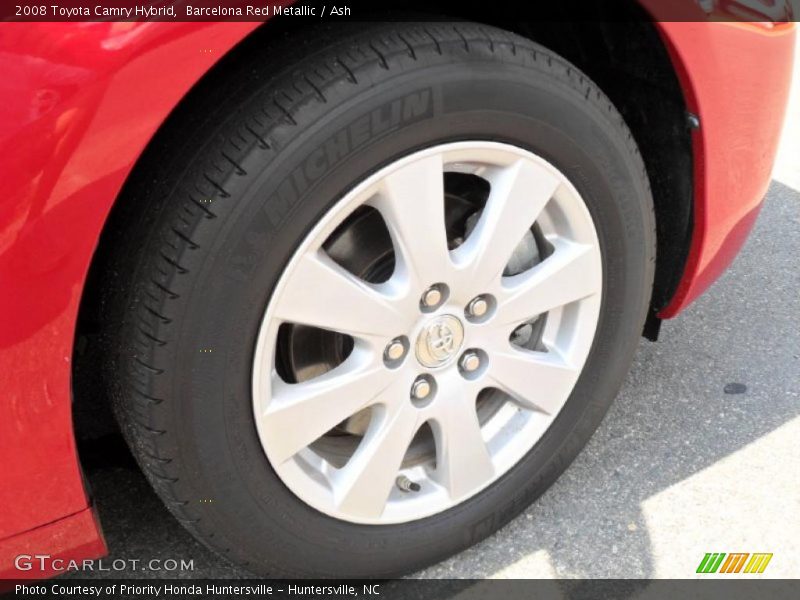 Barcelona Red Metallic / Ash 2008 Toyota Camry Hybrid