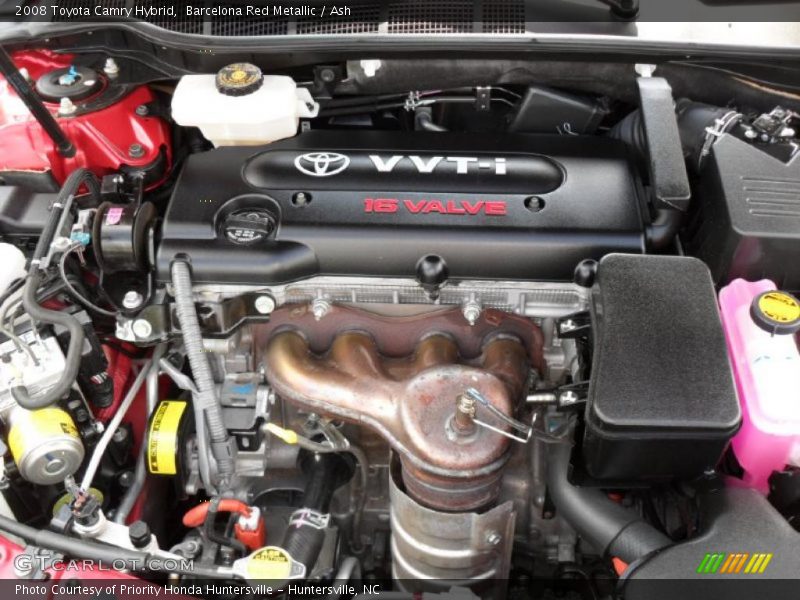 Barcelona Red Metallic / Ash 2008 Toyota Camry Hybrid