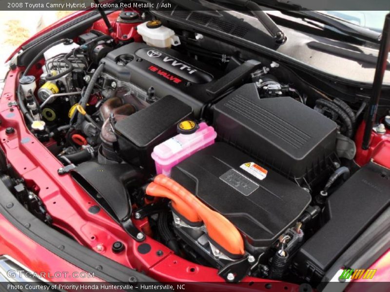 Barcelona Red Metallic / Ash 2008 Toyota Camry Hybrid
