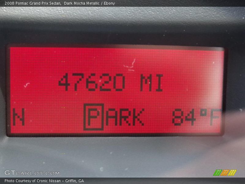 Dark Mocha Metallic / Ebony 2008 Pontiac Grand Prix Sedan