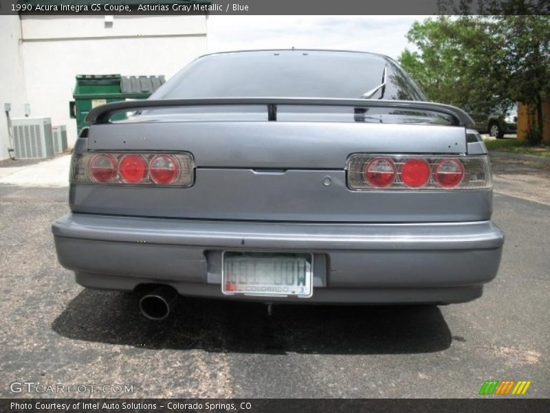 Asturias Gray Metallic / Blue 1990 Acura Integra GS Coupe