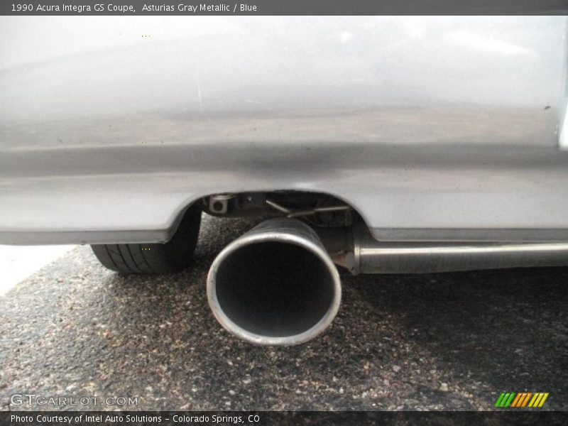 Asturias Gray Metallic / Blue 1990 Acura Integra GS Coupe