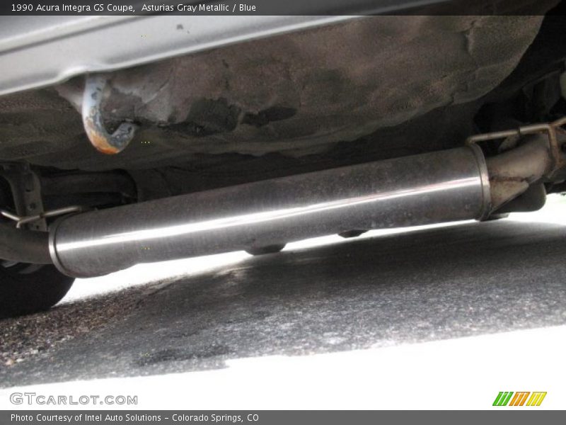 Asturias Gray Metallic / Blue 1990 Acura Integra GS Coupe