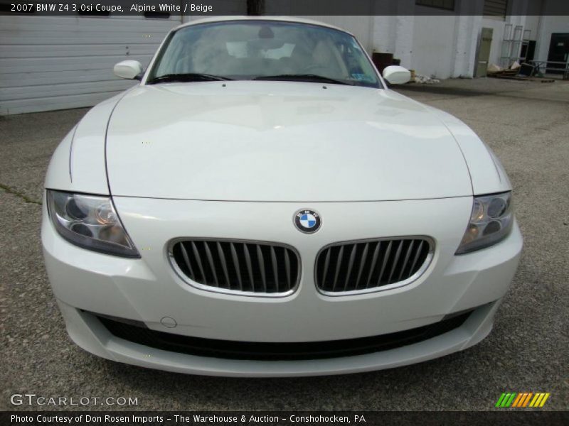 Alpine White / Beige 2007 BMW Z4 3.0si Coupe