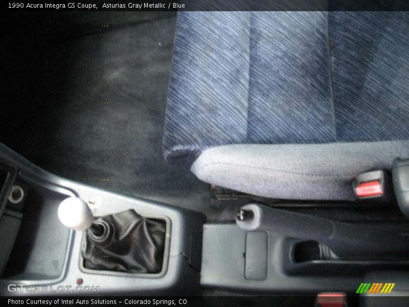 Asturias Gray Metallic / Blue 1990 Acura Integra GS Coupe