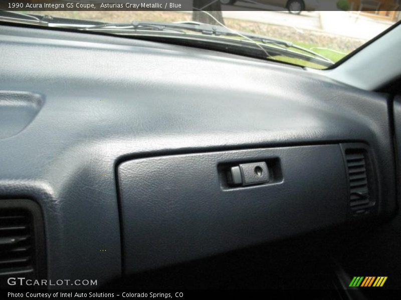 Asturias Gray Metallic / Blue 1990 Acura Integra GS Coupe