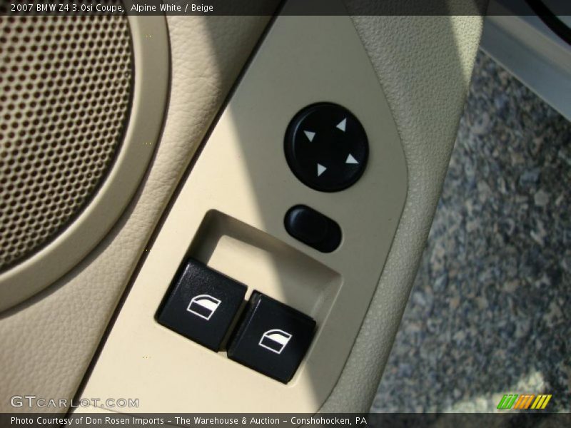 Alpine White / Beige 2007 BMW Z4 3.0si Coupe