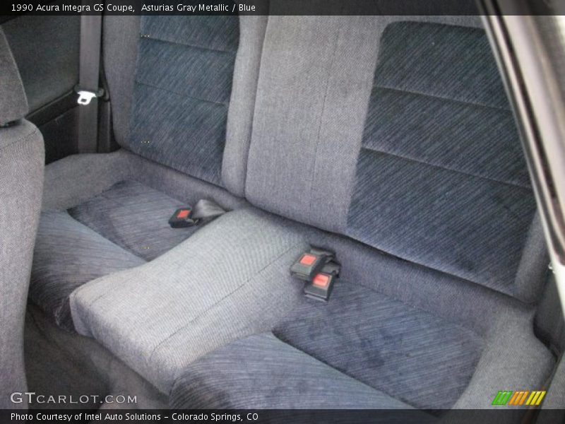 Asturias Gray Metallic / Blue 1990 Acura Integra GS Coupe