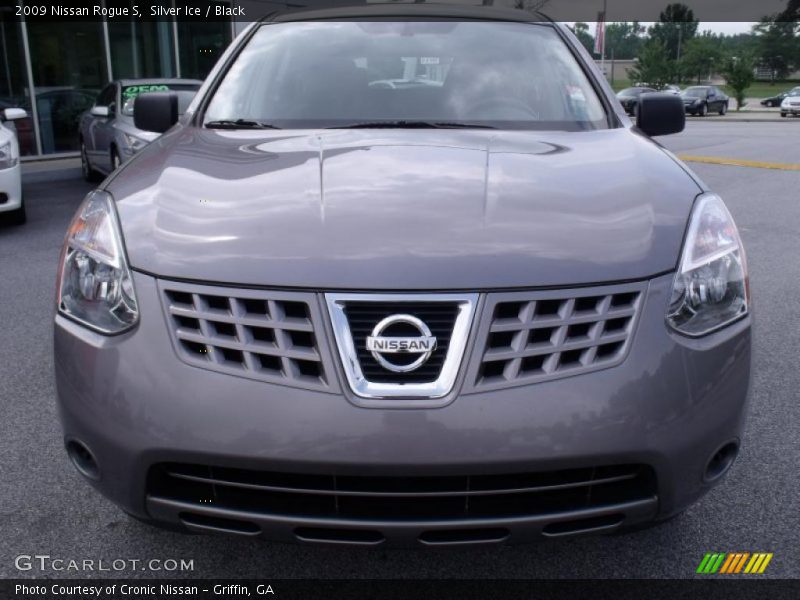 Silver Ice / Black 2009 Nissan Rogue S