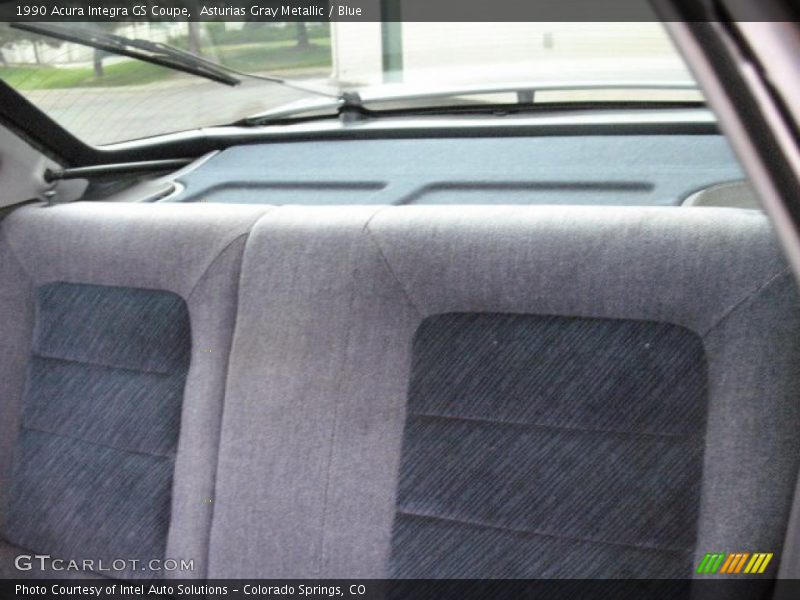 Asturias Gray Metallic / Blue 1990 Acura Integra GS Coupe