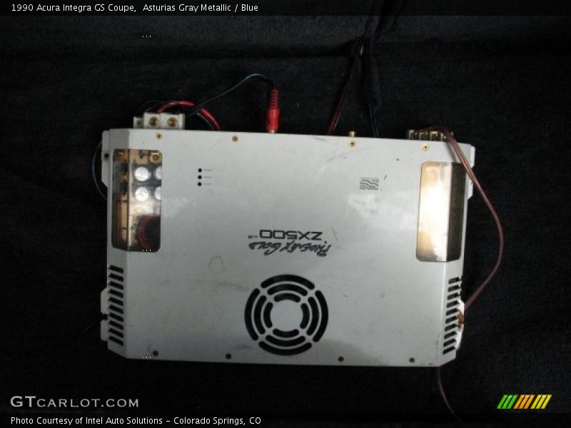 Asturias Gray Metallic / Blue 1990 Acura Integra GS Coupe