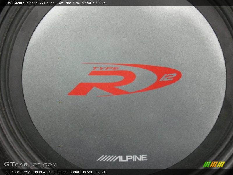 Asturias Gray Metallic / Blue 1990 Acura Integra GS Coupe
