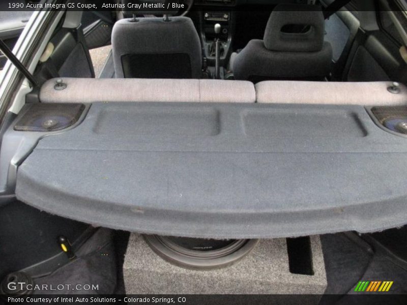 Asturias Gray Metallic / Blue 1990 Acura Integra GS Coupe