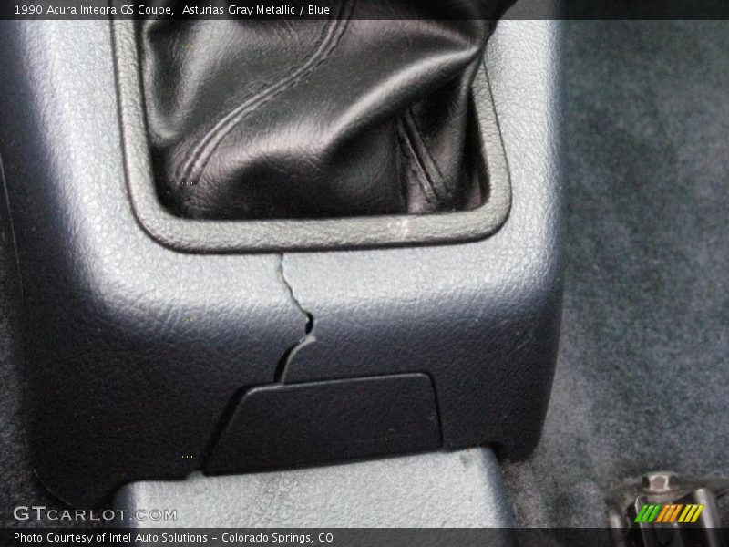 Asturias Gray Metallic / Blue 1990 Acura Integra GS Coupe