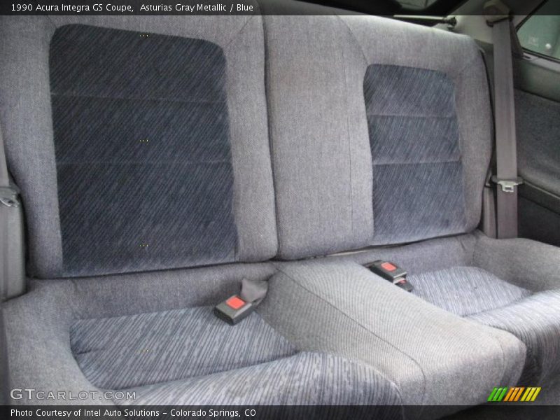 Asturias Gray Metallic / Blue 1990 Acura Integra GS Coupe