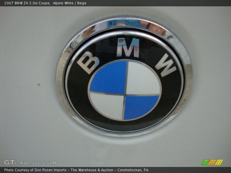 Alpine White / Beige 2007 BMW Z4 3.0si Coupe