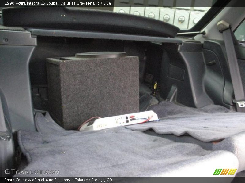 Asturias Gray Metallic / Blue 1990 Acura Integra GS Coupe