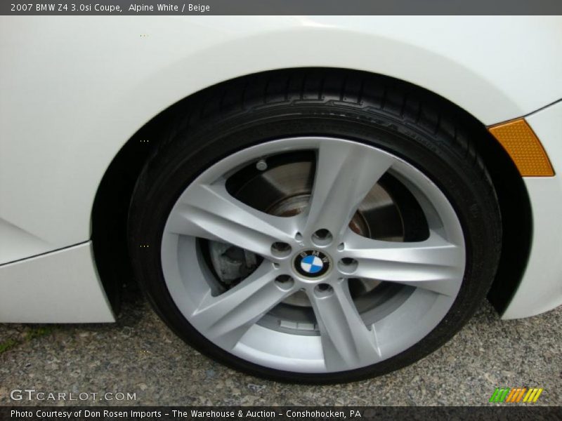 Alpine White / Beige 2007 BMW Z4 3.0si Coupe