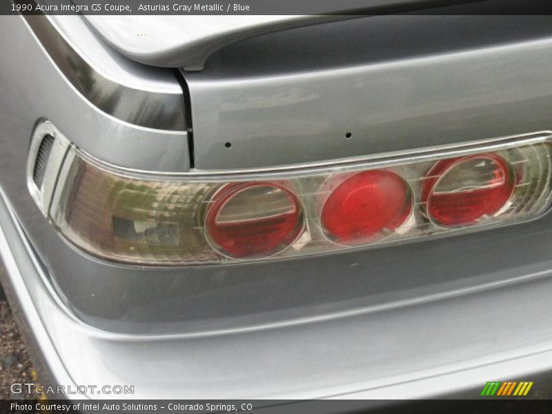 Asturias Gray Metallic / Blue 1990 Acura Integra GS Coupe