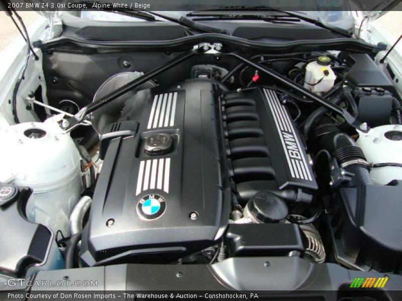 Alpine White / Beige 2007 BMW Z4 3.0si Coupe