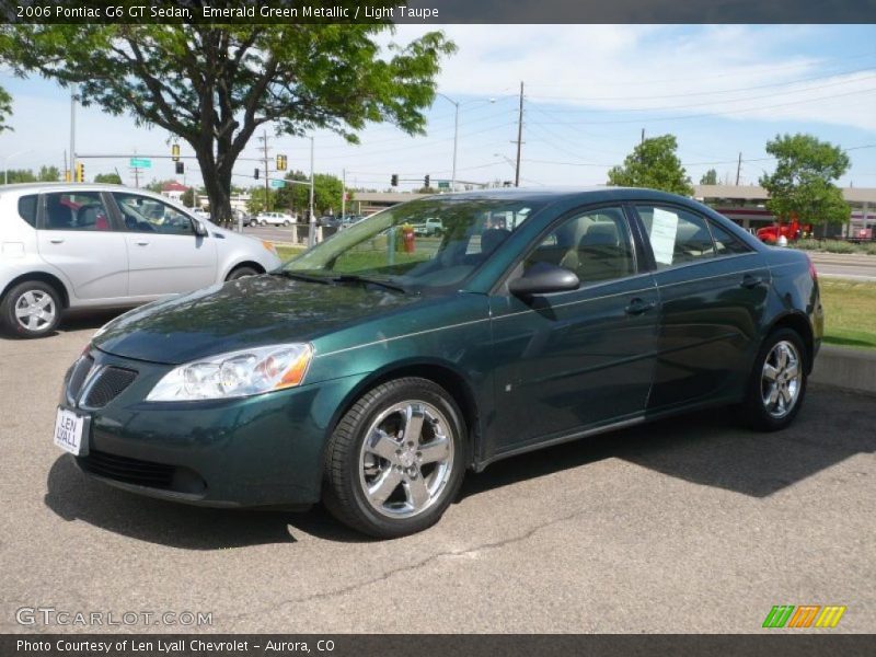 Emerald Green Metallic / Light Taupe 2006 Pontiac G6 GT Sedan