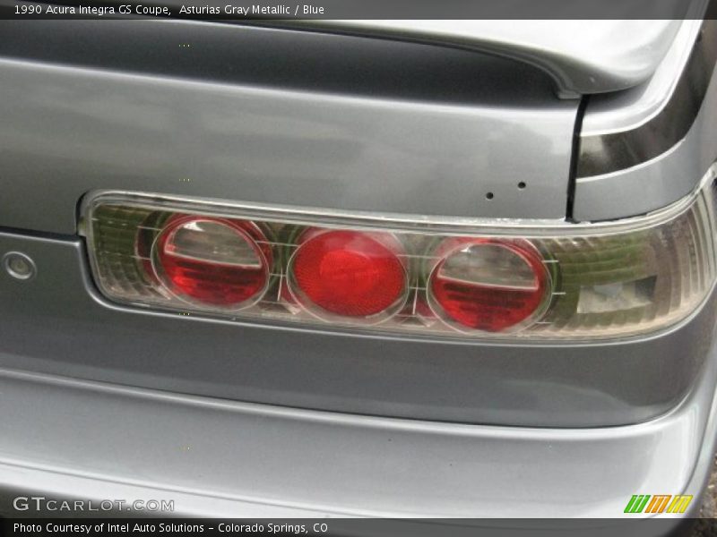 Asturias Gray Metallic / Blue 1990 Acura Integra GS Coupe