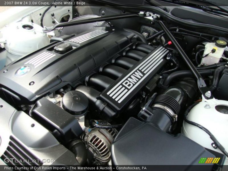 Alpine White / Beige 2007 BMW Z4 3.0si Coupe
