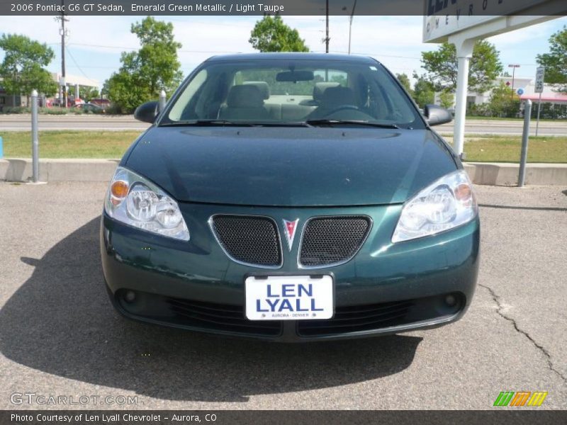Emerald Green Metallic / Light Taupe 2006 Pontiac G6 GT Sedan