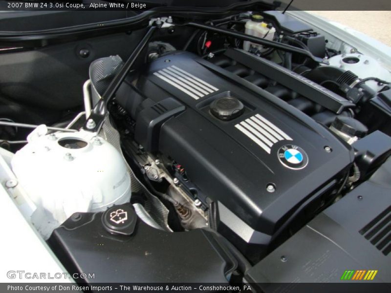 Alpine White / Beige 2007 BMW Z4 3.0si Coupe