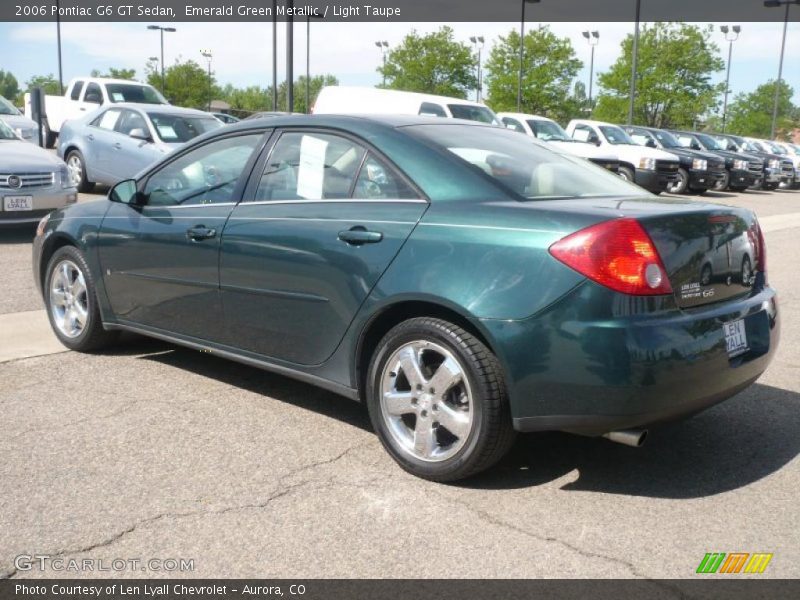 Emerald Green Metallic / Light Taupe 2006 Pontiac G6 GT Sedan
