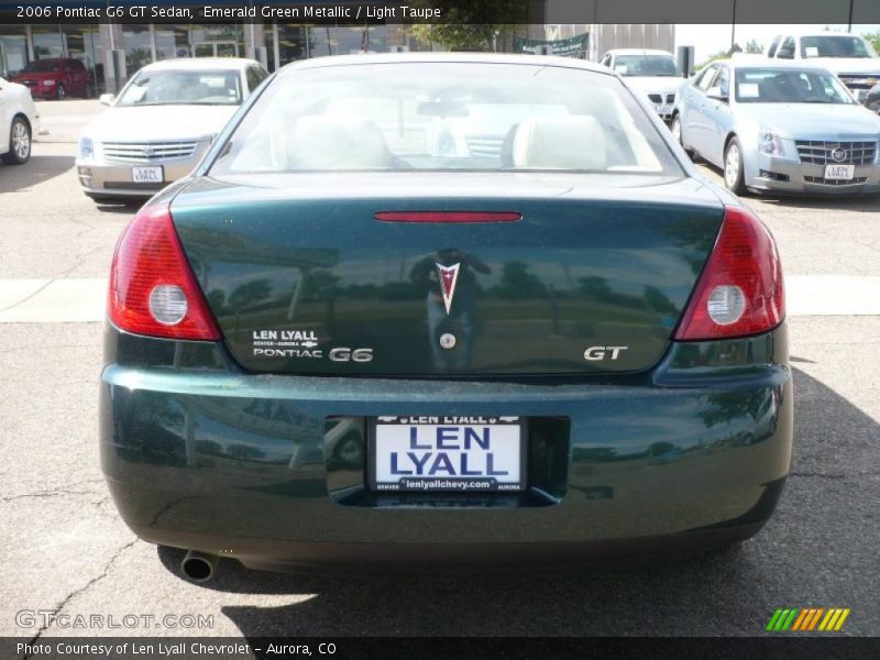 Emerald Green Metallic / Light Taupe 2006 Pontiac G6 GT Sedan