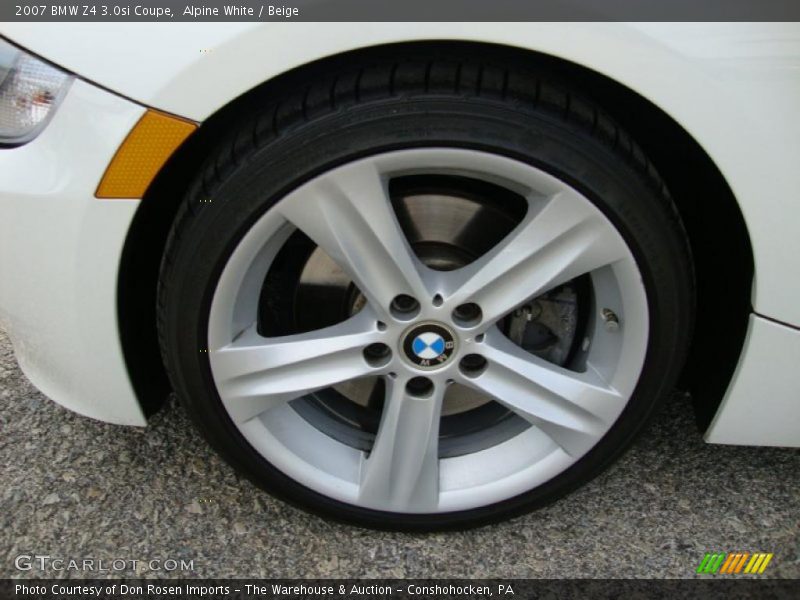 Alpine White / Beige 2007 BMW Z4 3.0si Coupe
