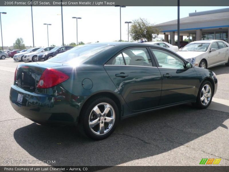 Emerald Green Metallic / Light Taupe 2006 Pontiac G6 GT Sedan