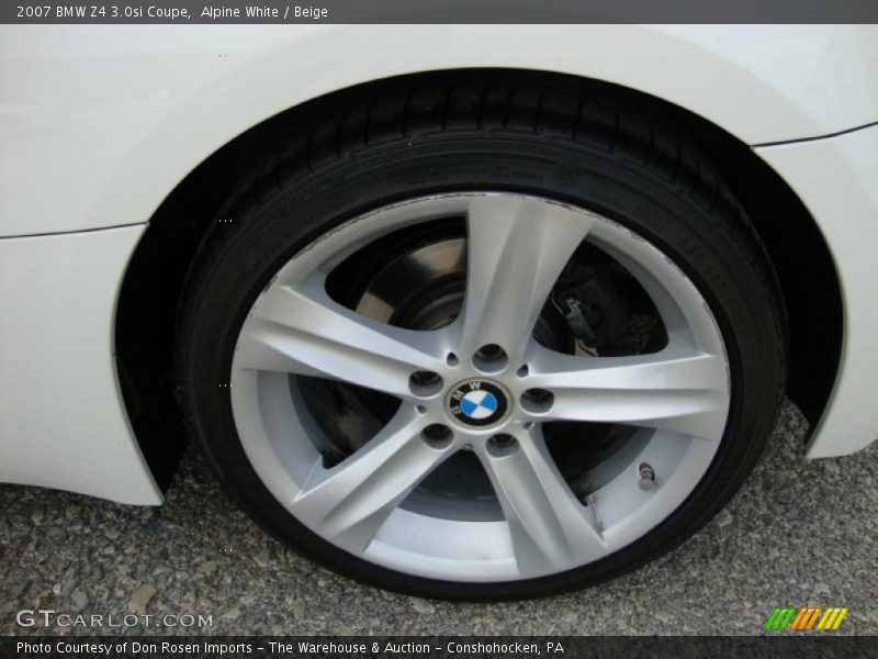Alpine White / Beige 2007 BMW Z4 3.0si Coupe