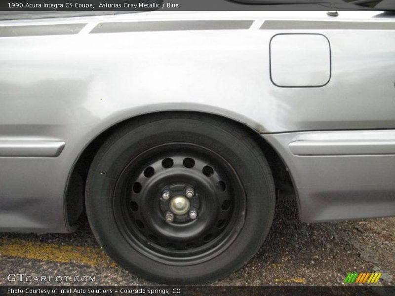 Asturias Gray Metallic / Blue 1990 Acura Integra GS Coupe