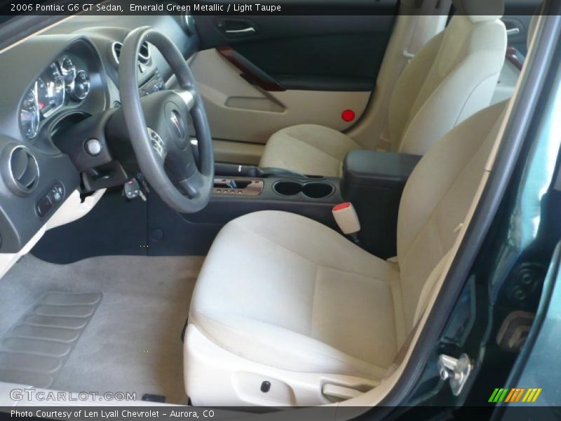 Emerald Green Metallic / Light Taupe 2006 Pontiac G6 GT Sedan