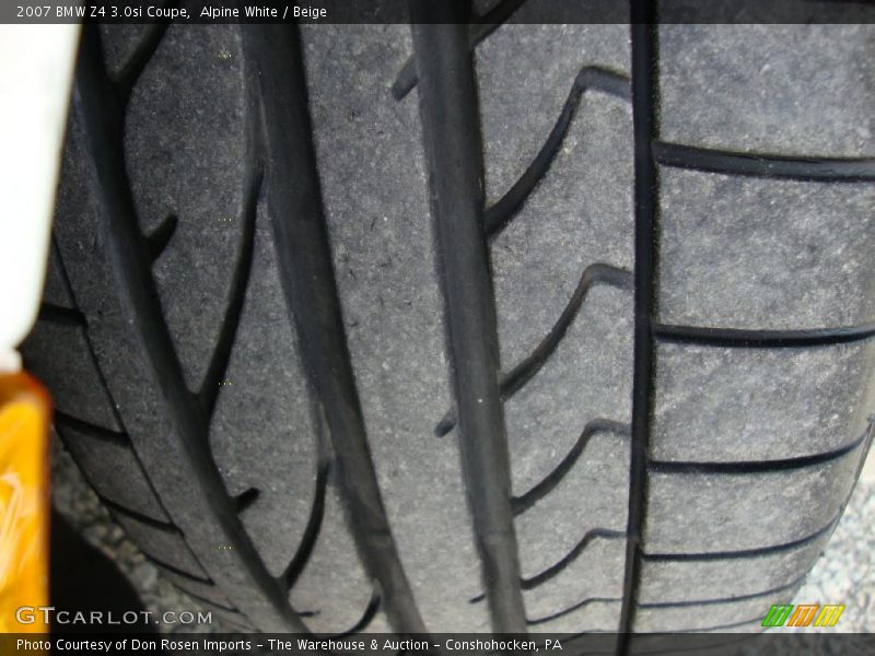 Alpine White / Beige 2007 BMW Z4 3.0si Coupe