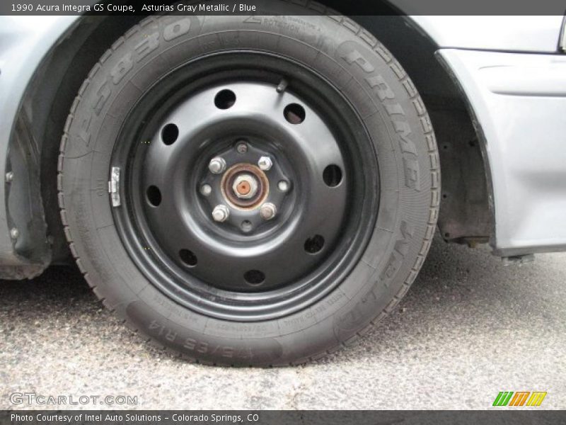 Asturias Gray Metallic / Blue 1990 Acura Integra GS Coupe