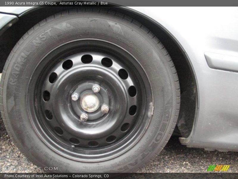 Asturias Gray Metallic / Blue 1990 Acura Integra GS Coupe