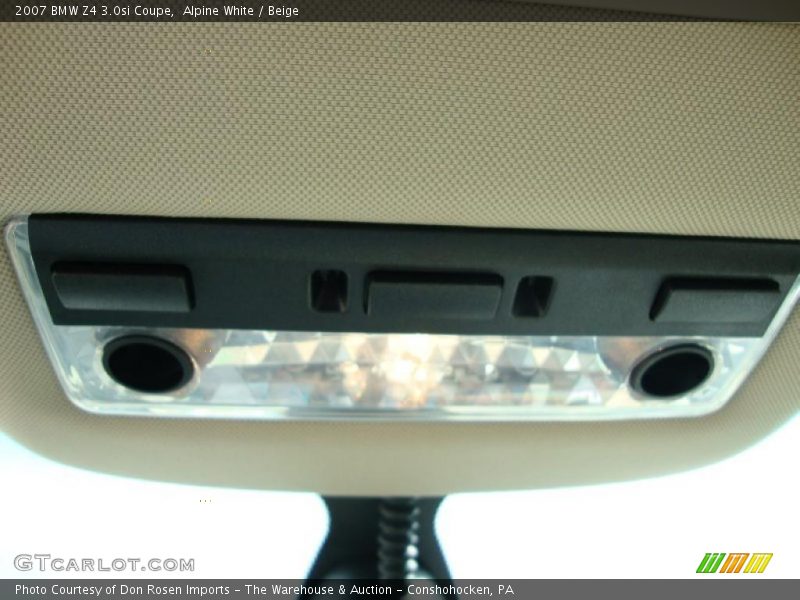 Alpine White / Beige 2007 BMW Z4 3.0si Coupe